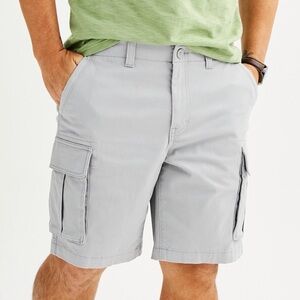 NWT Sonoma Light Gray Cargo Shorts for Men